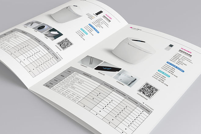 智享生活，凈享舒適——智能衛浴畫冊平面設計全解析